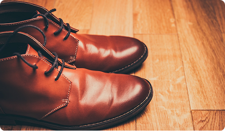 Men's leather shoes